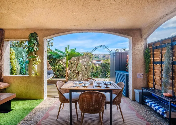 Coconhut - Terrace - Pool Villeneuve-Loubet